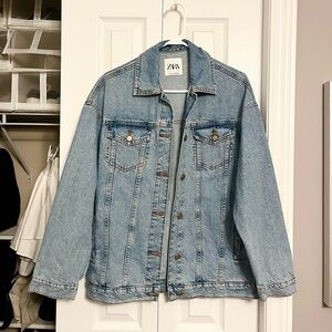 Zara Light Blue Denim Jacket